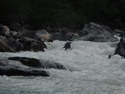 Un passage de la gorge